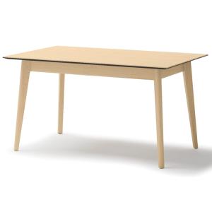 Table extensible aspect chêne clair 145–220 x 85 cm