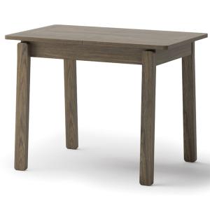 Table extensible aspect chêne foncé 104–224 x 60 cm