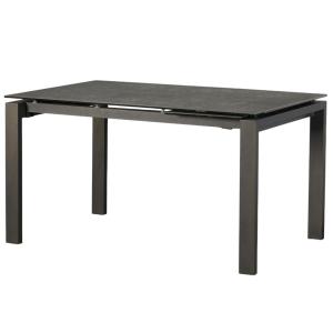 Table extensible avec rallonge en céramique grise L140/180c…