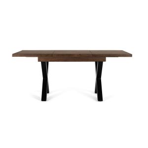 Table extensible bois de manguier et pieds métal