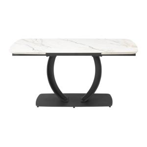 Table extensible céramique noir, blanc