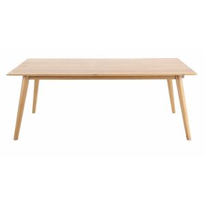 Table extensible chêne massif 180 cm allonges en option