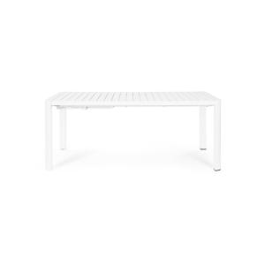 Table extensible en aluminium blanc 180×100 cm - 240×100 cm…