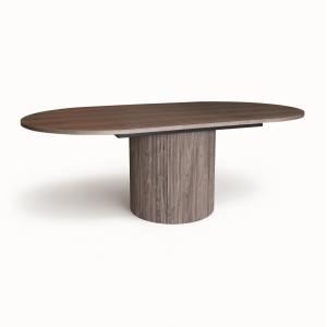 Table extensible en bois foncé 180-220cm