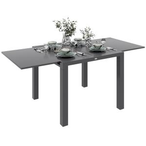 Table extensible jardin grande taille aluminium gris anthra…
