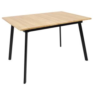 Table extensible pour 4 à 6 personnes marron