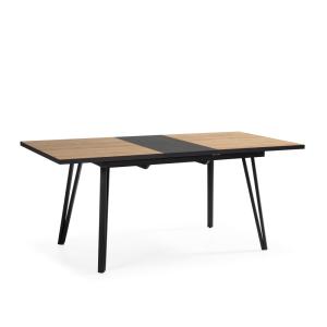 Table extensible pour 6 personnes, chêne, 140/180x90 cm