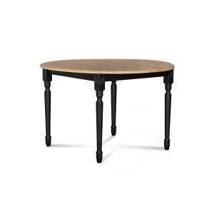 Table extensible ronde bois D105   1 allonge et pieds tourn…