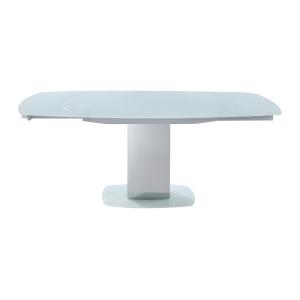 Table extensible verre trempé blanc