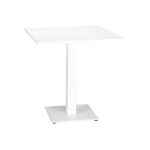 Table extérieure en aluminium blanc