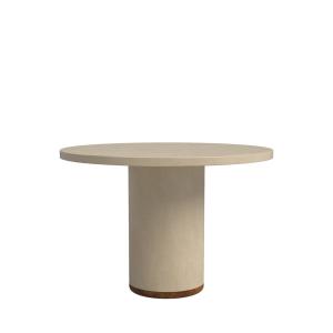 Table extérieure microciment sable 110 cm