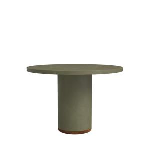 Table extérieure microciment vert olive 110 cm