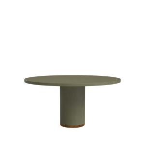 Table extérieure microciment vert olive 150 cm