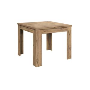 Table finition chêne, extensible par pliage 90×90 cm - 180×…