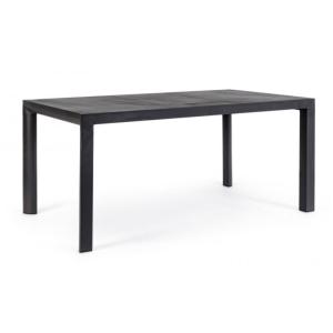 Table fixe en céramique et structure en aluminium anthracit…
