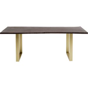 Table Harmony 180x90cm noyer laiton Kare Design