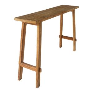 Table haute de bar en bois 80x30cm