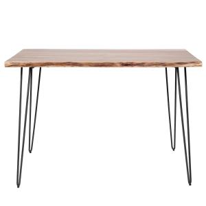 Table haute en bois d'Acacia L130
