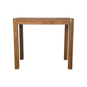 Table haute en chêne 6 places 120x70 cm