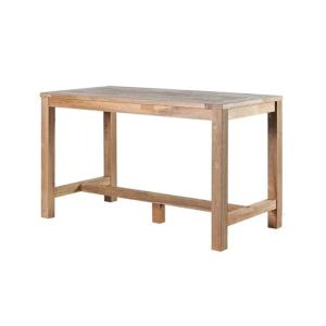 Table haute en teck recyclé L150