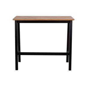 Table haute rectangulaire en bois L120