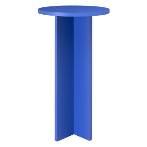 Table haute ronde 60 cm bleu prusse