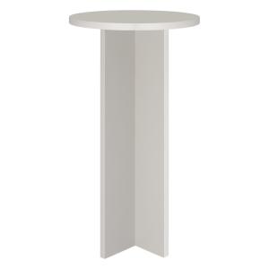 Table haute ronde 60 cm taupe
