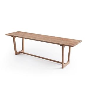 Table haute XXL en Teck recyclé L300 cm