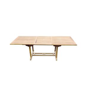 Table Kajang 10 : table de jardin rectangle extensible en t…