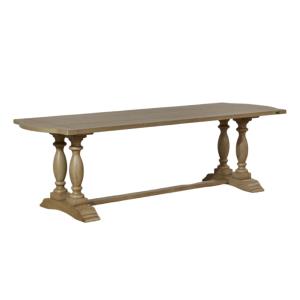 Table monastère en bois massif style chalet, 8 couverts boi…