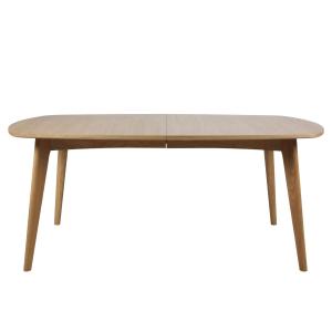 Table ovale en bois   2 allonges 8/12 places L180/270