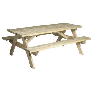 Table Pique-Nique en bois clair