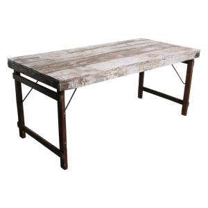 Table pliante bois blanc