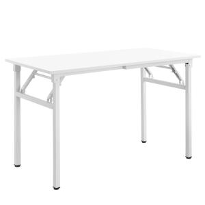 Table pliante de cuisine blanche 120 x 60 x 76.4 cm