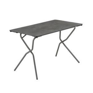 Table pliante en acier gris L68xl110xH73