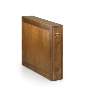 Table pliante en bois de mindi marron L165