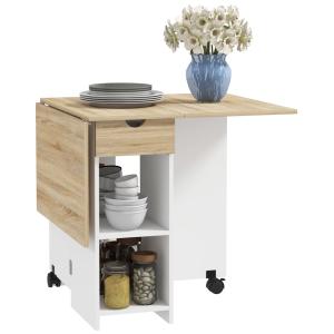 Table pliante extensible chêne chêne
