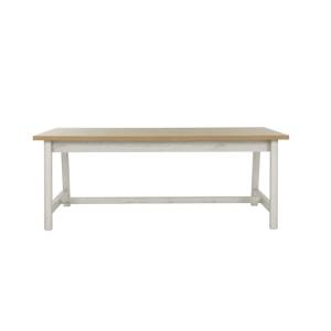 Table rectangle extensible effet bois chêne  812 couverts