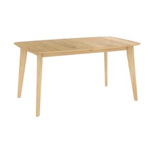 Table rectangulaire 4/6 personnes extensible en bois clair…