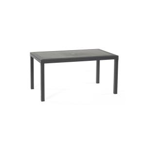 Table rectangulaire d'extérieur 150x90h74 cm anthracite