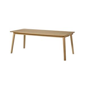 Table rectangulaire effet bois L200