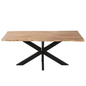 Table rectangulaire en bois massif 8 personnes L180 acacia…