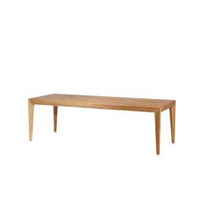 Table rectangulaire en chêne 8 couverts teinte claire