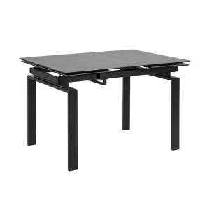 Table rectangulaire extensible en céramique L120/200 anthra…