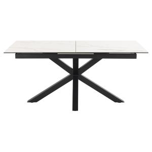 Table rectangulaire extensible en céramique L168/210 blanc…