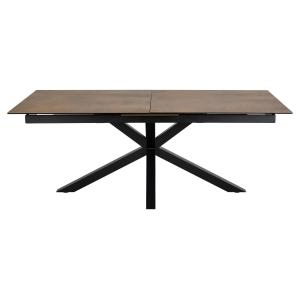 Table rectangulaire extensible en céramique L200/240 marron…