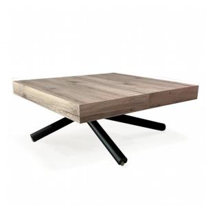 Table relevable extensible métal et panneau de particules e…