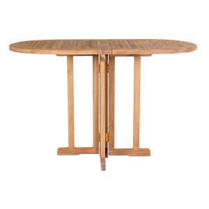 Table  repas 120cm pliable en teck