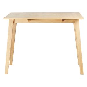 Table repas 60 x 100 cm avec allonge chêne naturel