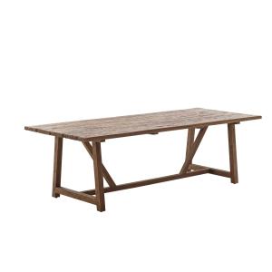 Table repas en teck 240x100cm pour 8/10 personnes